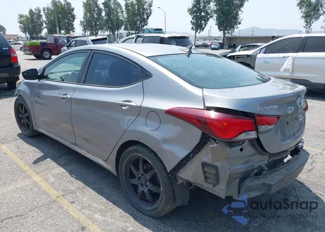 2014 Hyundai Elantra Se из США, поврежденный, VIN KMHDH4AE2EU119482